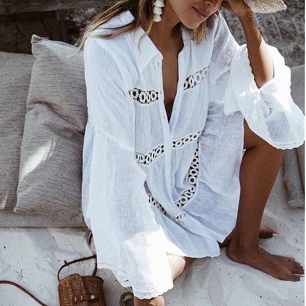 Wicked AF OUTLOOK cover up shirt dress!